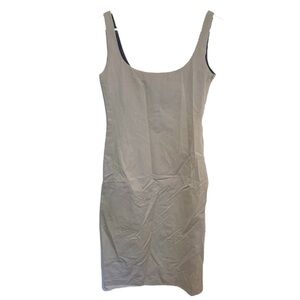 Barneys New York Sleeveless Sheath Dress Gray 42